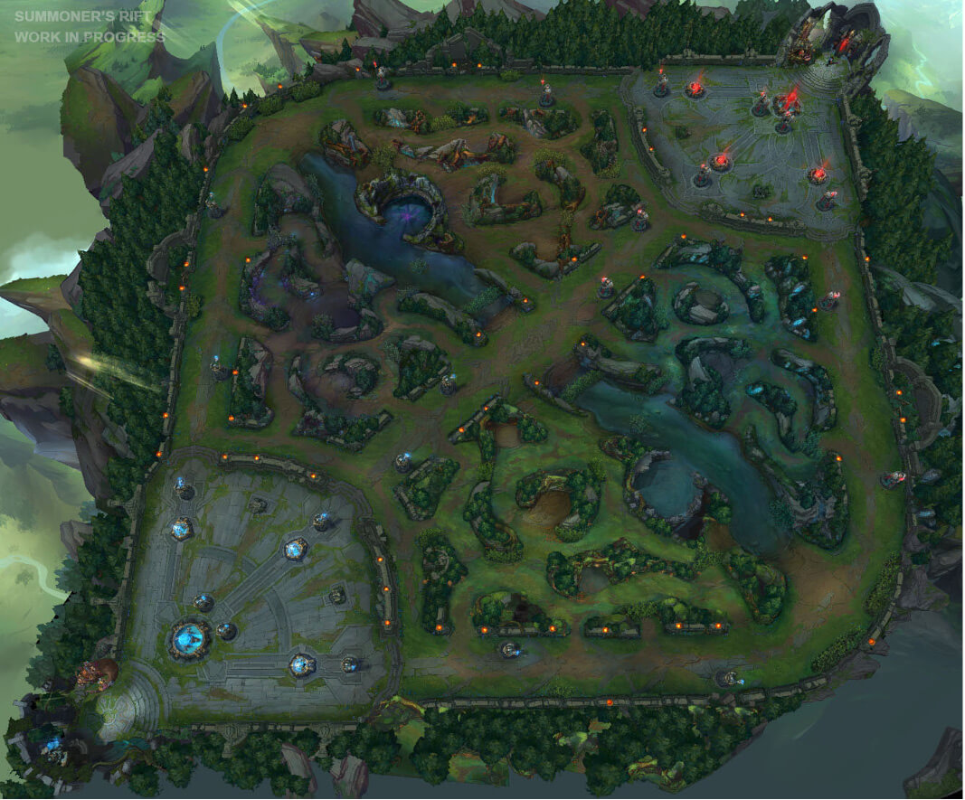the map